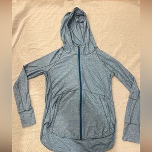 Athleta hooded full zip jacket size medium